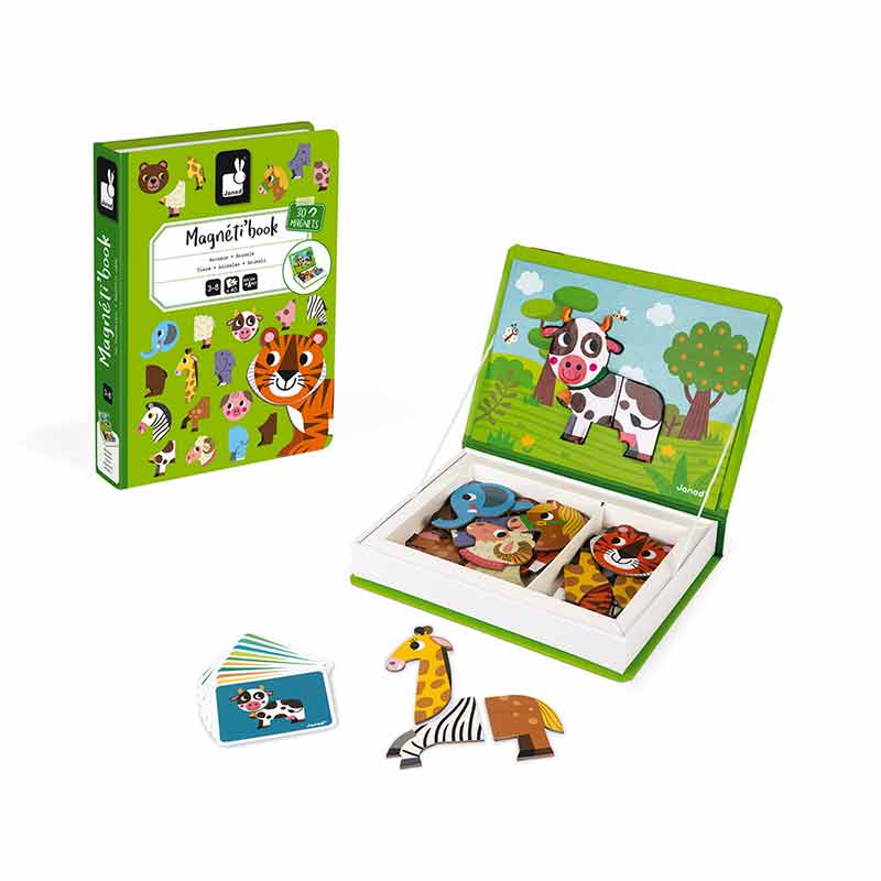 Magneti'Book Animaux 30 Magnets jeu de magnets Janod - Bambinou