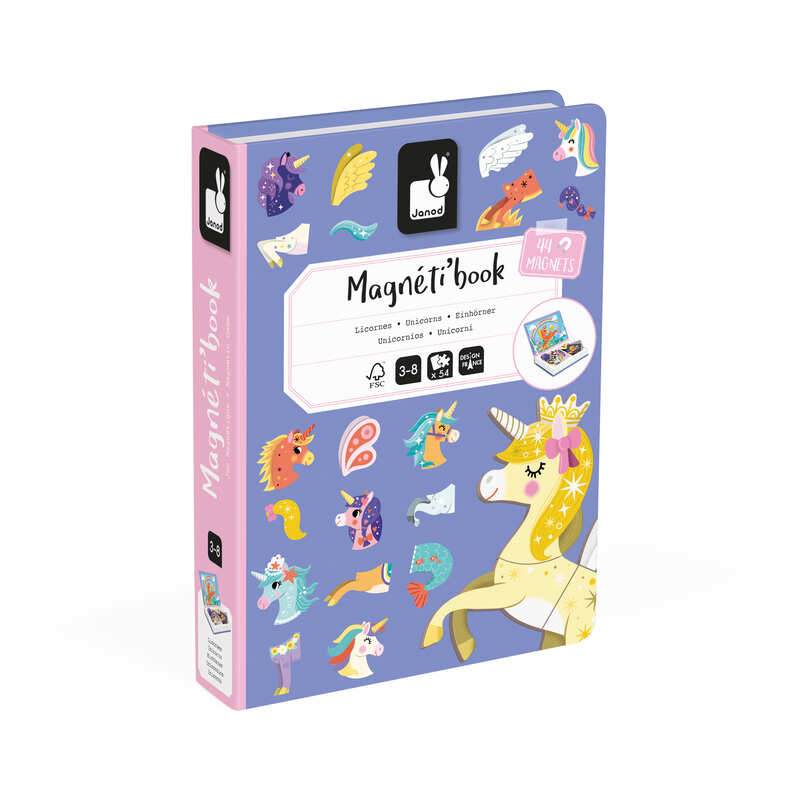 Magneti'book Licornes 44 magnets Janod package