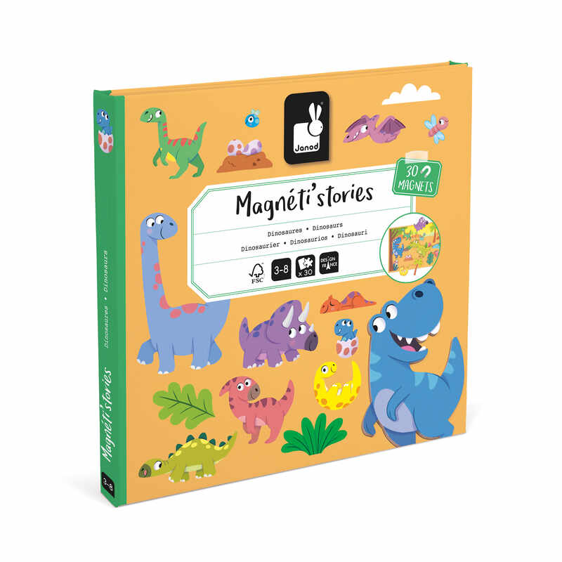 Magneti'stories La Dinosaures Janod livre