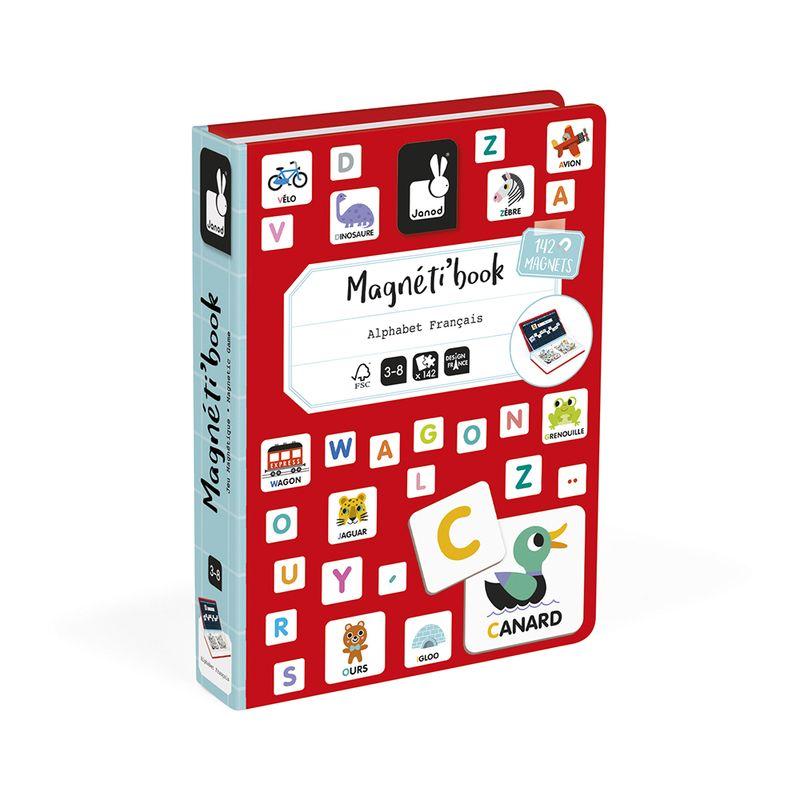 Magneti'book Alphabet Francais 142 magnets JANOD boîte