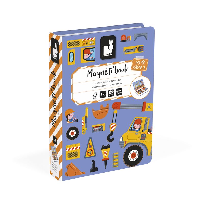 Magneti'book Cosntruction 50 magnets Janod couverture