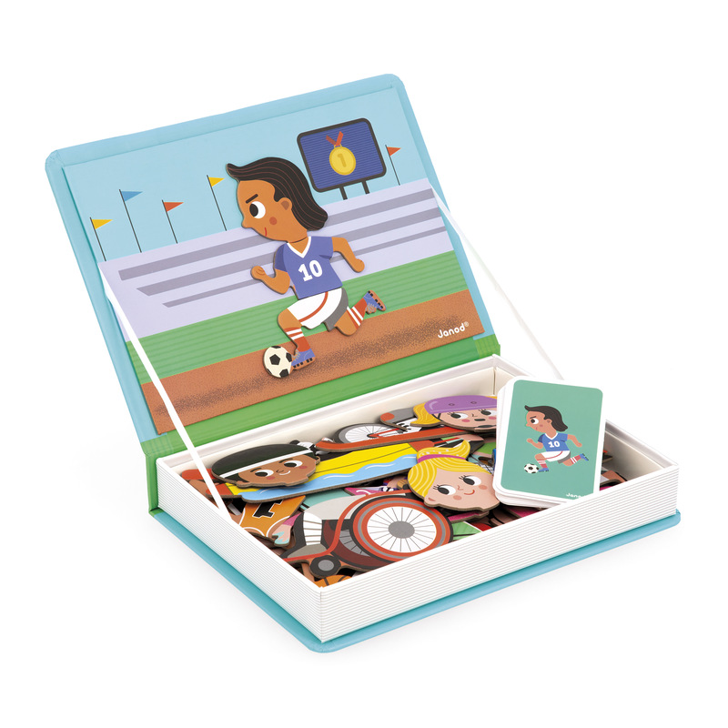 Magneti'Book Sports 48 magnets Janod angle