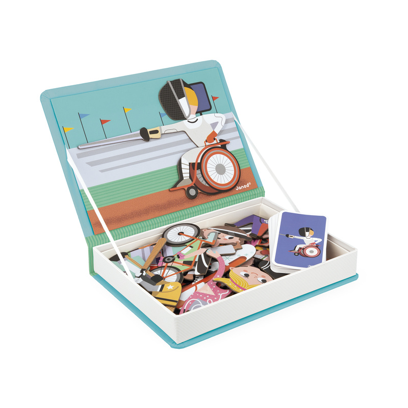 Magneti'Book Sports 48 magnets Janod coffret