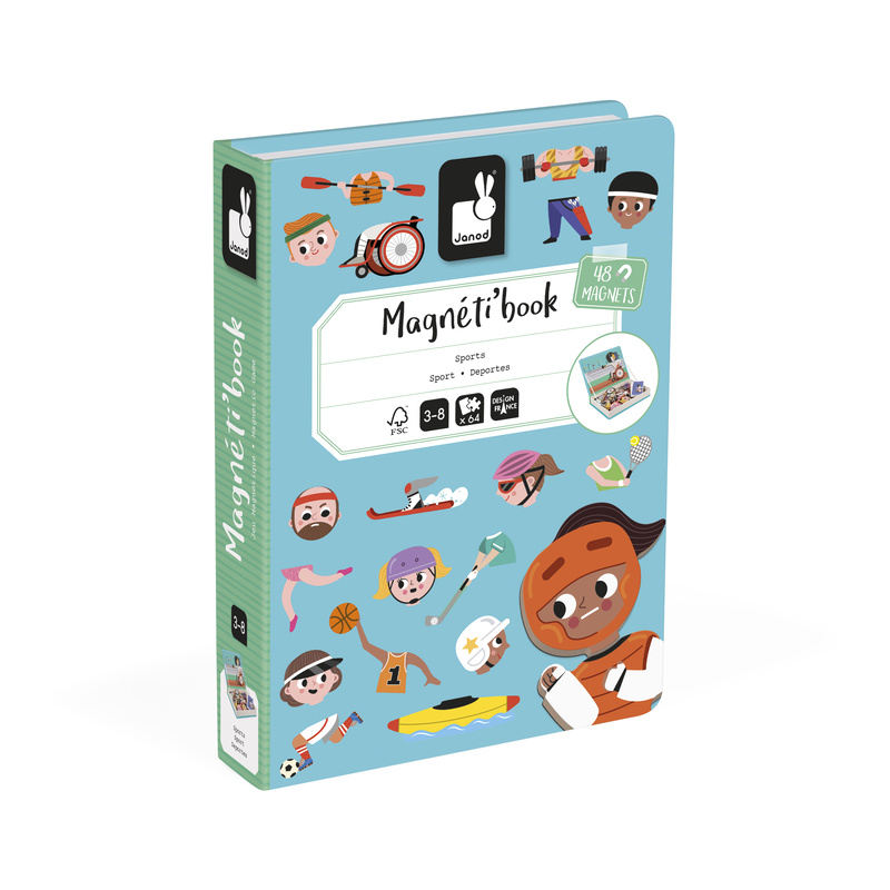 Magneti'Book Sports 48 magnets Janod pack