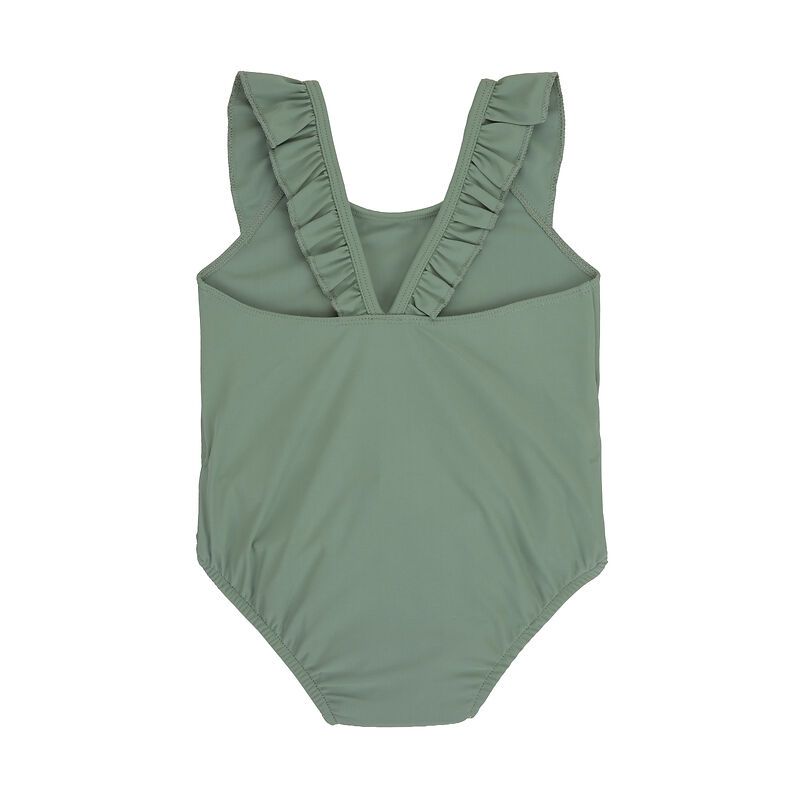 Maillot de bain 1 pièce vert Lassig dos