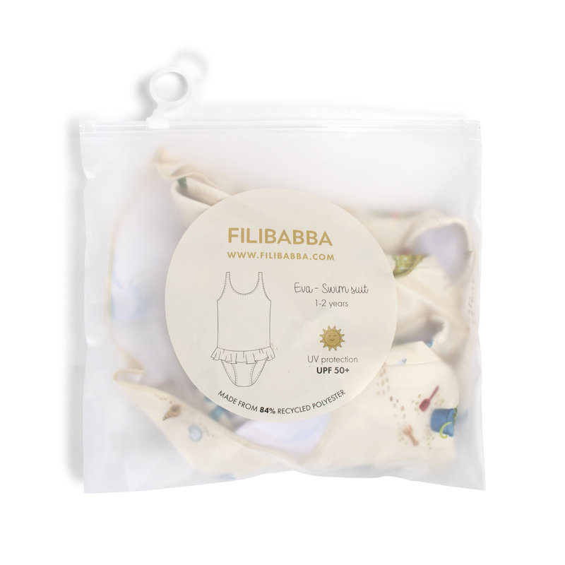 Maillot de bain Eva 1-2 ans – Dino Beach Filibabba packaging 