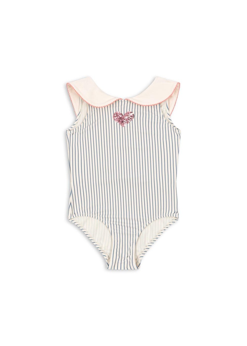Maillot de bain Gina Blue Stripe Konges face