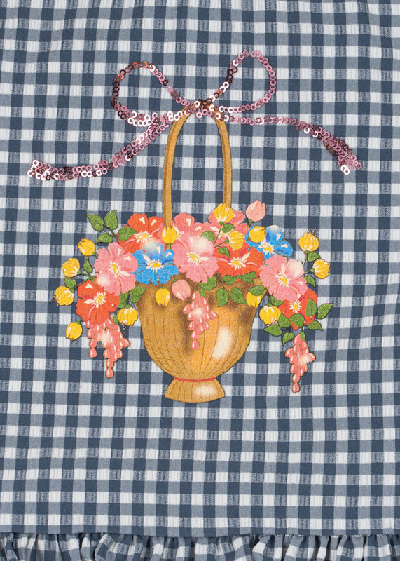 Maillot de bain 1 pièce Soline Vintage Indigo Konges Slojd motif