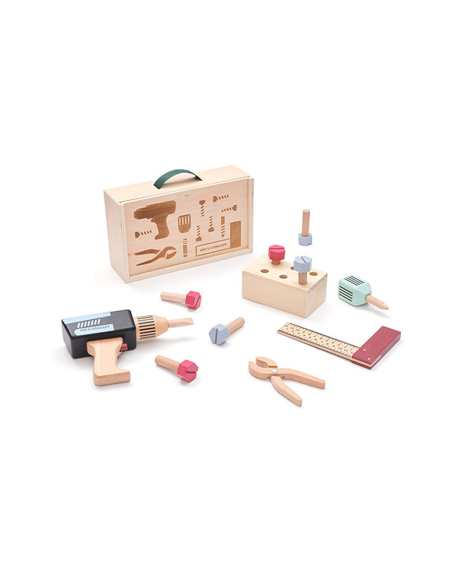 Mallette à outils enfant en bois Hub Kids Concept - Dröm Design