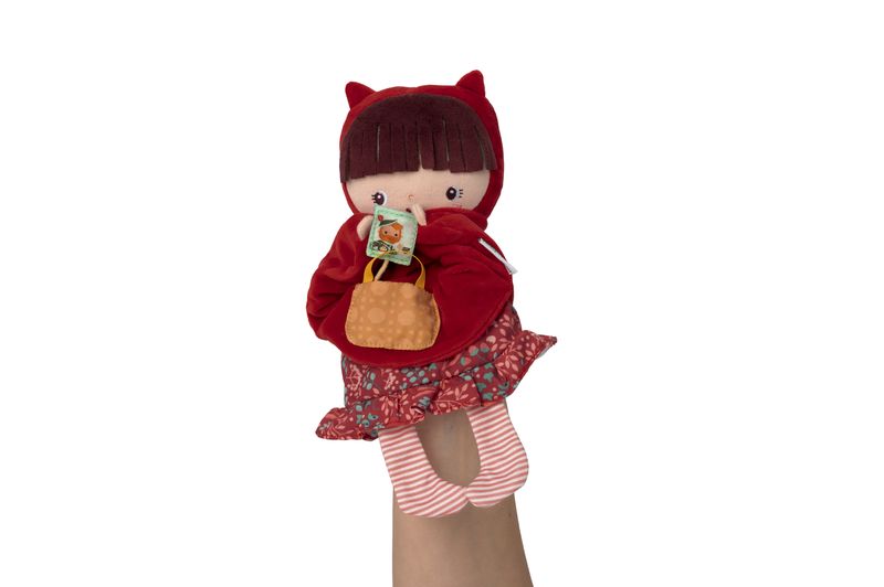 Marionnette à main Chaperon rouge Lilliputiens marionnette dans main bras fermés
