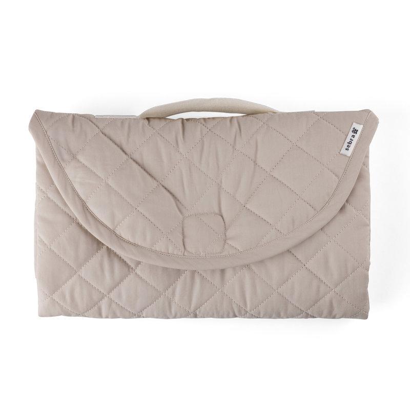 Matelas à langer de voyage On The Go SEBRA plié beige