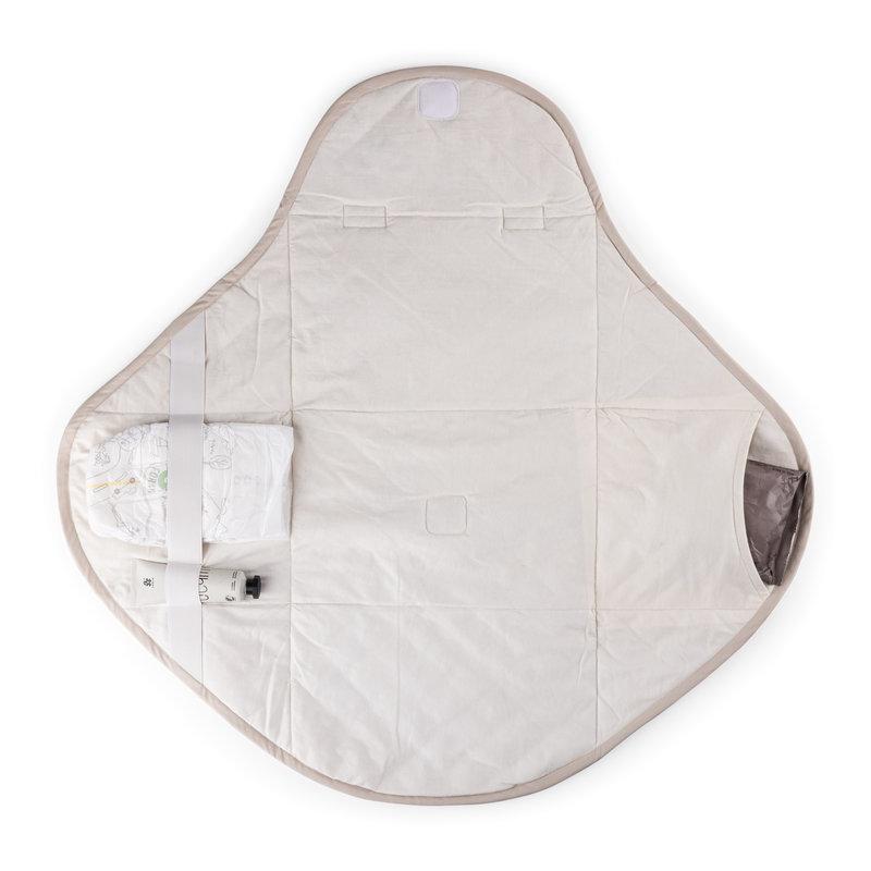 Matelas à langer de voyage On The Go SEBRA deplié beige