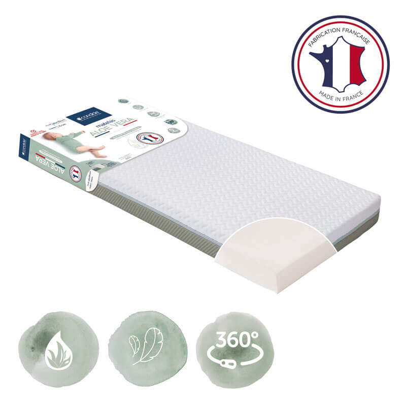 Matelas Aloé vera déhoussable Candide propriétés