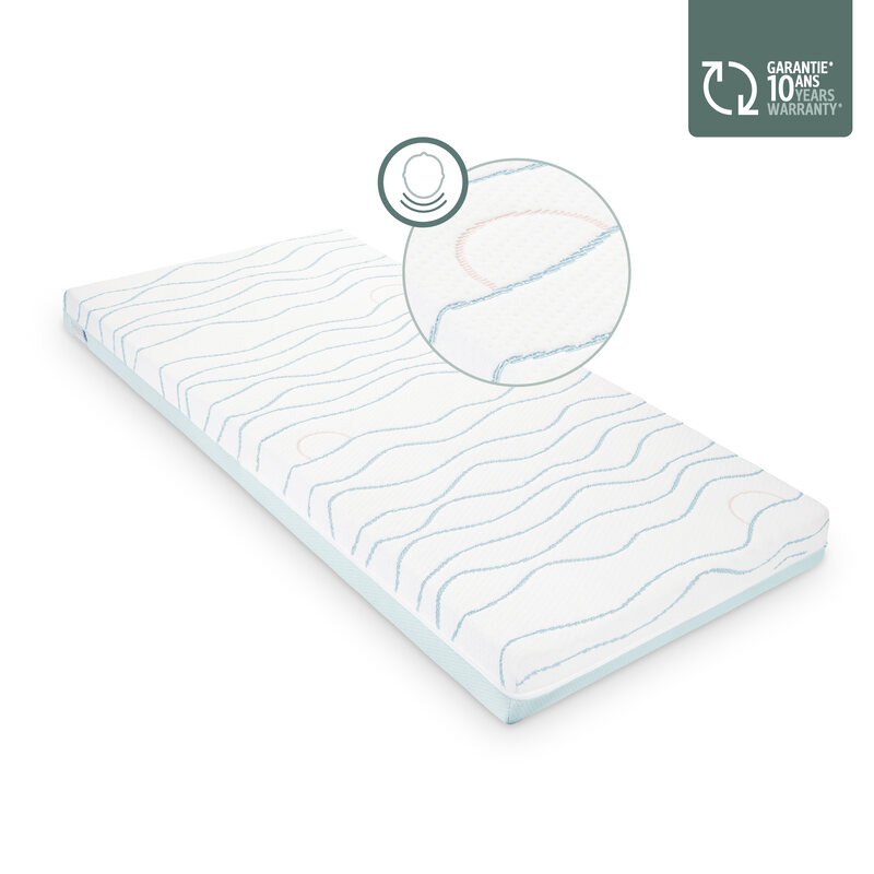 Matelas Bébé Cosy'Lite Ergonomique Anti-Tête Plate Babymoov garantie