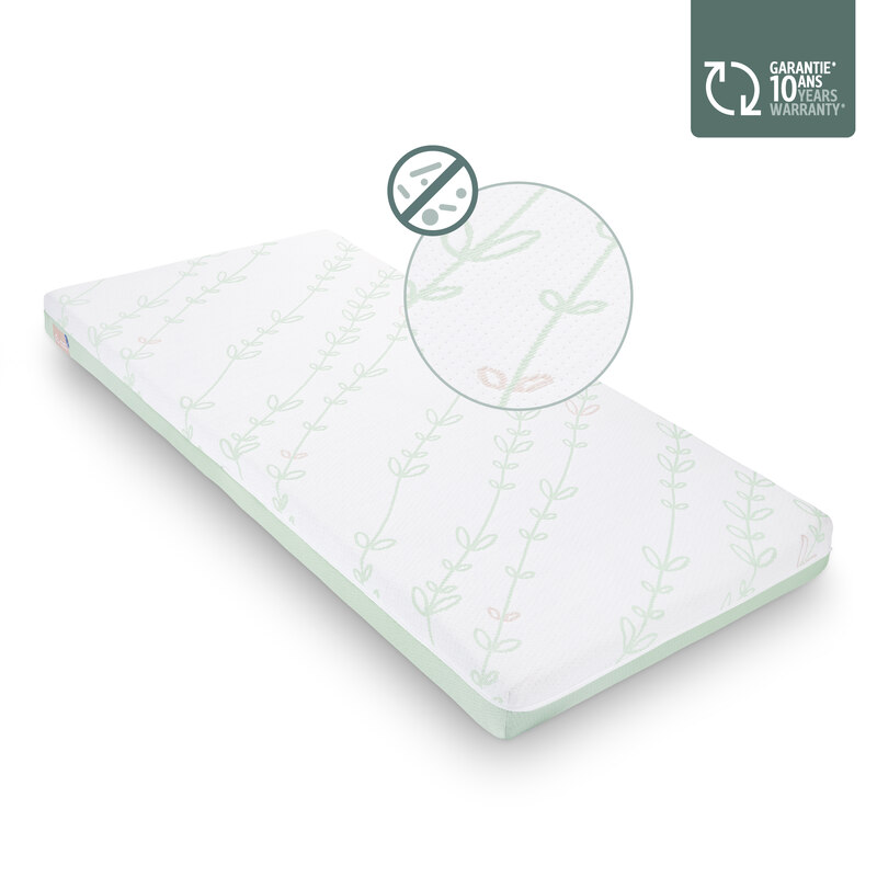 Matelas Bébé Cosy'Lite Protection Antibactérienne Naturelle Babymoov garantie