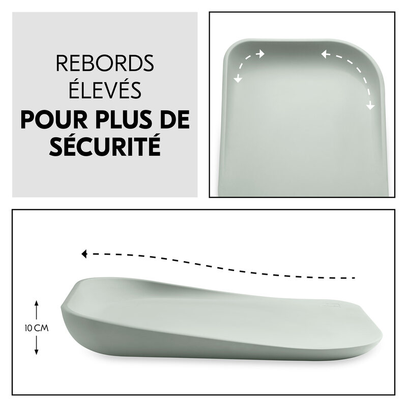 Matelas à langer Change N Clean Hauck sécurité