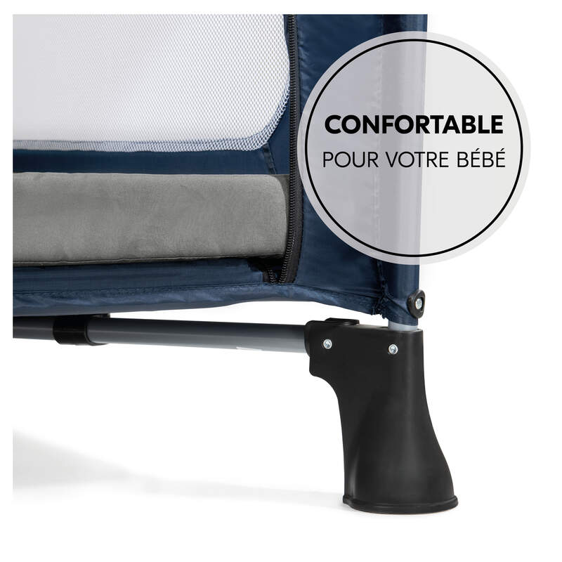 Matelas pliable pour lits parapluie Hauck Sleeper Grey Hauck confortable