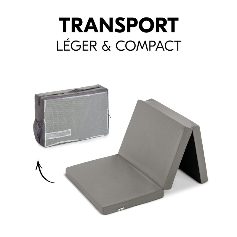 Matelas pliable pour lits parapluie Hauck Sleeper Grey Hauck transport