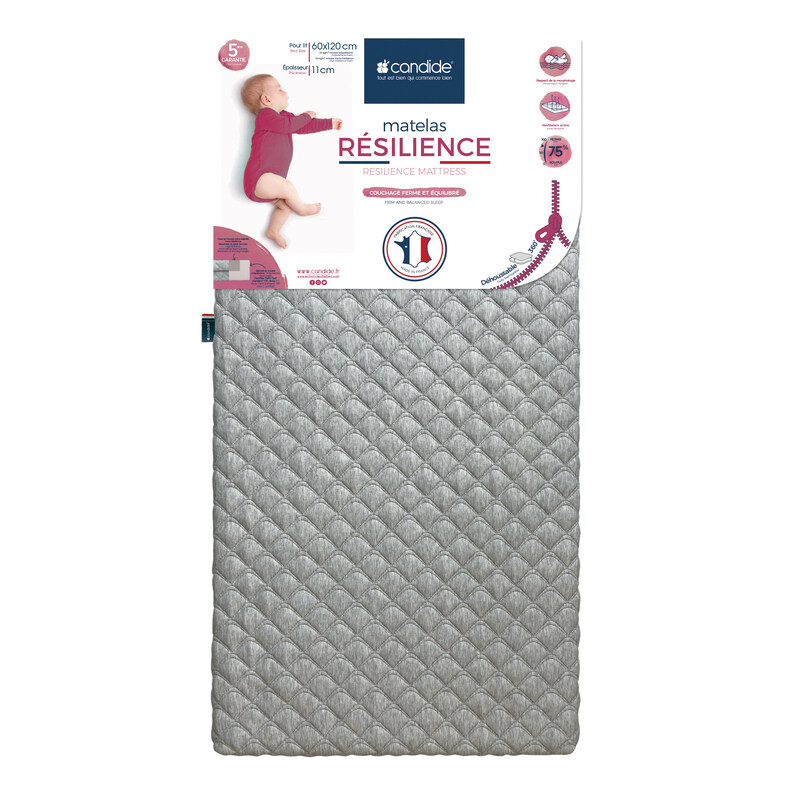 Matelas Résilience déhoussable 360° Candide matelas avec emballage