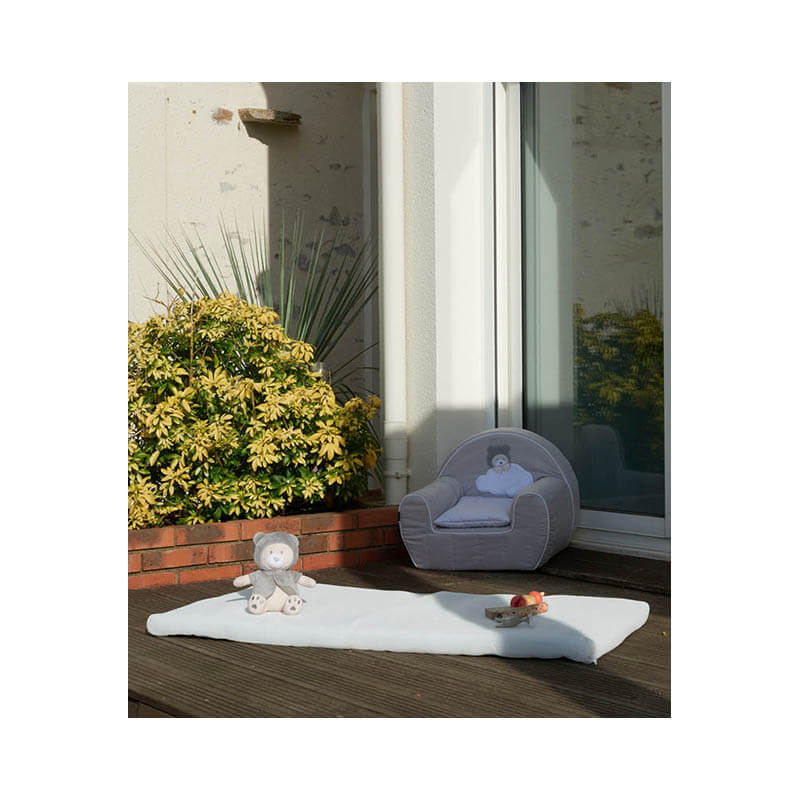 Matelas de voyage Air+ Le Respirant Gris Candide ambiance