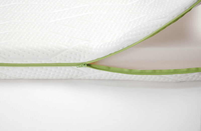 Matelas Zen déhoussable  360° 70 x 140 cm Candide fermeture
