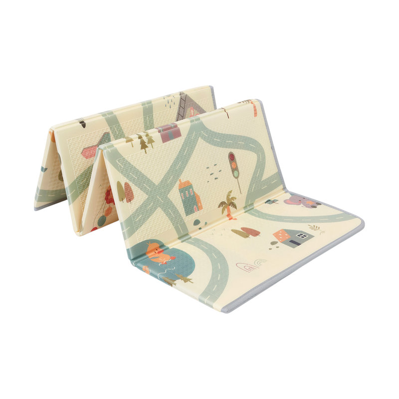 Maxi Tapis d'éveil Réversible TINEO pliage accordéon