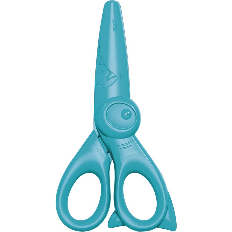 Mes Premiers Ciseaux Janod ciseau turquoise fermé