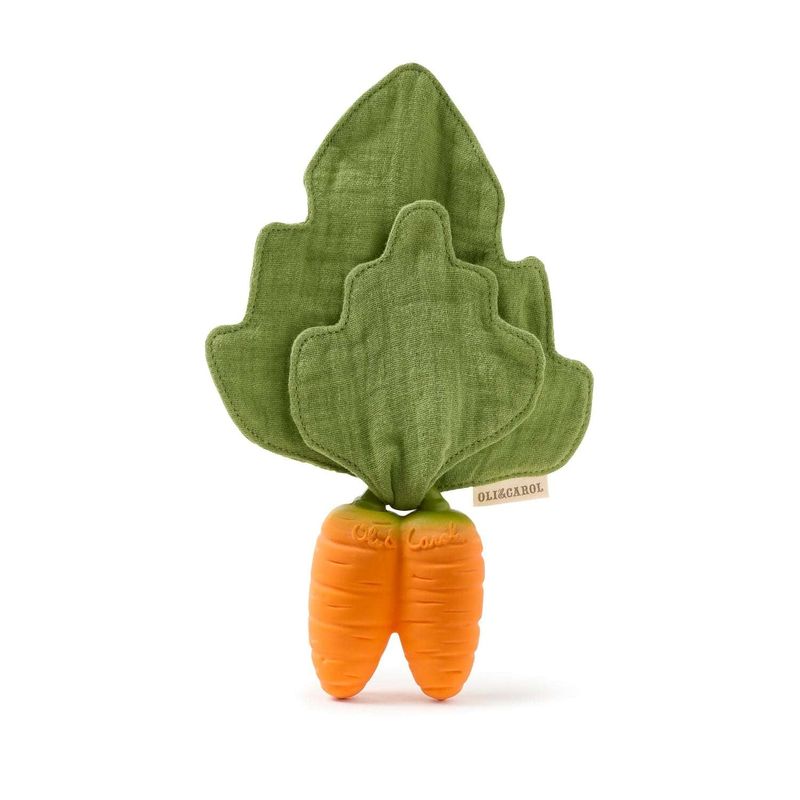 Mini Doudou Dentition Cathy La Carotte Oli & Carol produit