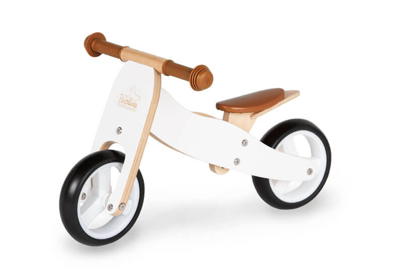 Mini-draisienne 3 roues Charlie Blanc/Naturel Pinolino bike