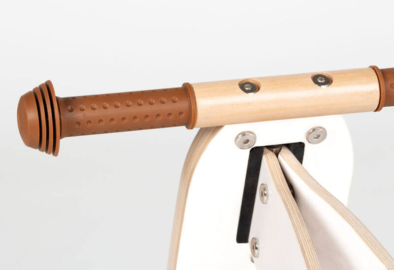 Mini-draisienne 3 roues Charlie Blanc/Naturel Pinolino guidon