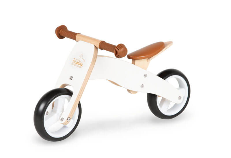 Mini-draisienne 3 roues Charlie Blanc/Naturel Pinolino vélo
