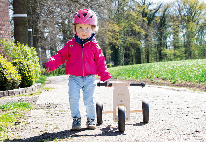 Mini-draisienne 3 roues Charlie Naturel Pinolino enfant