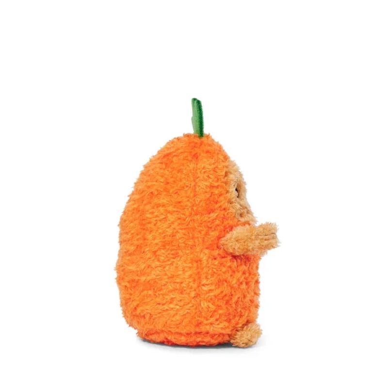 Mini Peluche Ricespud Carotte Noodoll  de dos et profil