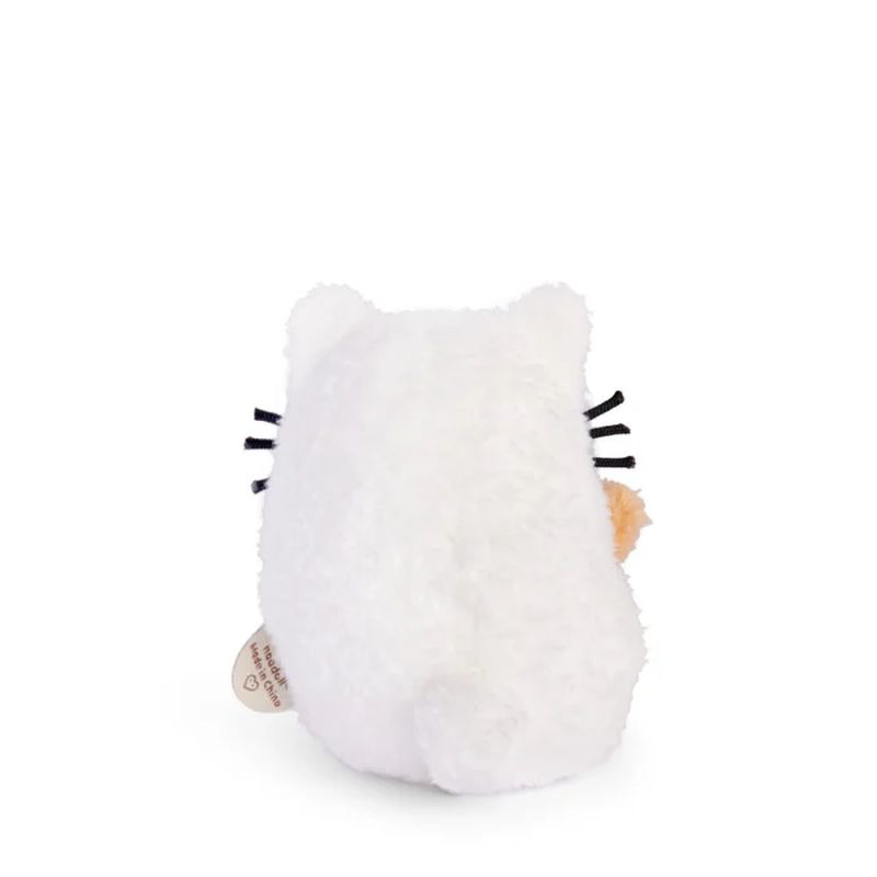 Mini Peluche Ricespud Chat Blanc Noodolll de dos