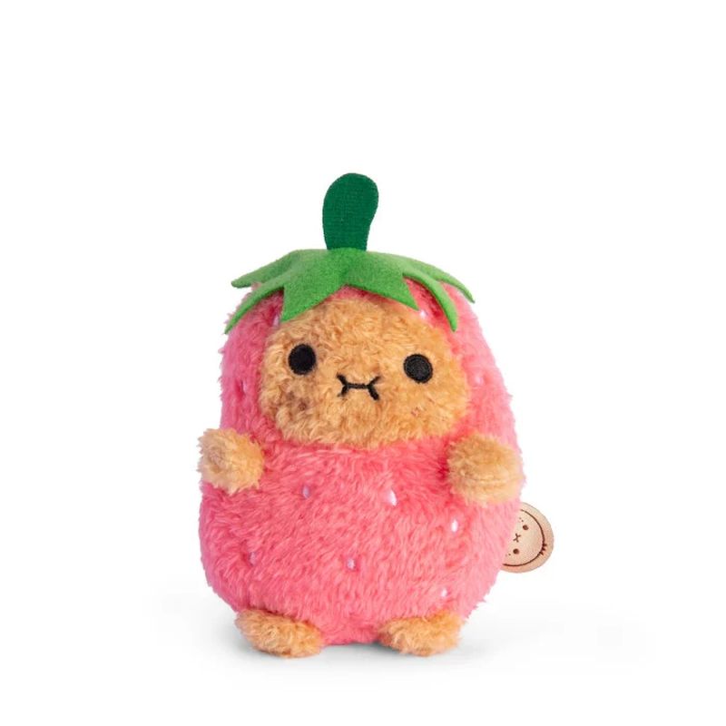 Mini Peluche Ricespud Fraise Noodoll de face