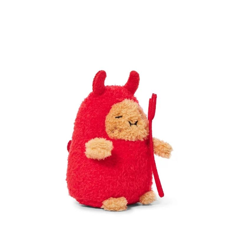 Mini Peluche Ricespud Petit Diable Noodoll de profil