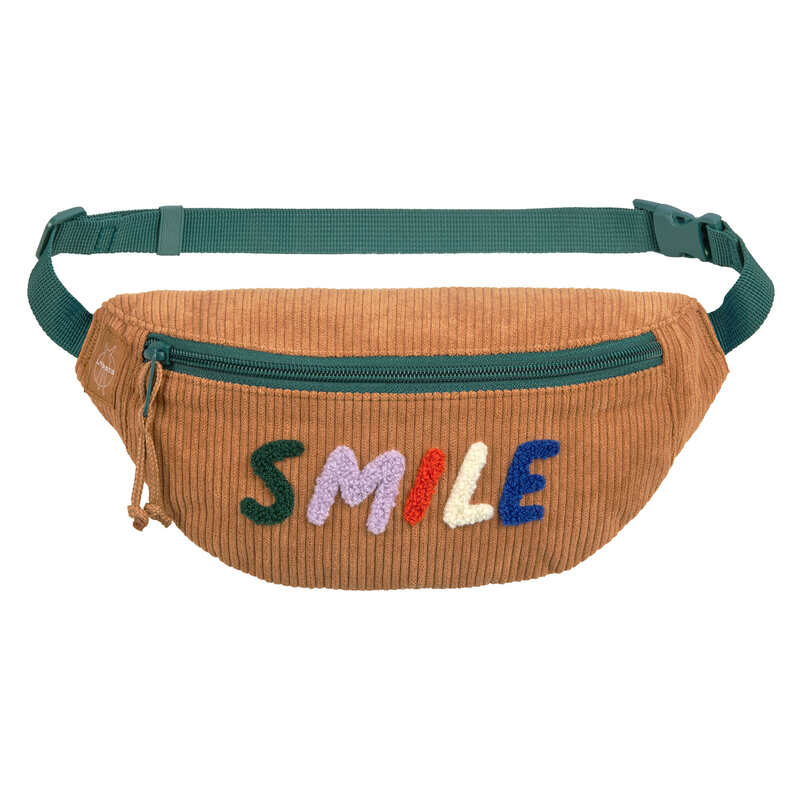 Mini sac banane Little Gang velours Lassig produit face