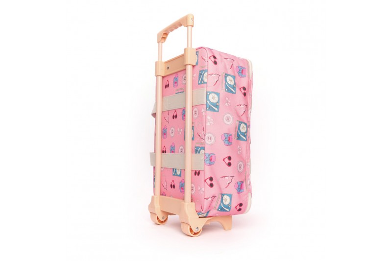 Mini valise à roulettes Jojo Song Jojo Factory profil