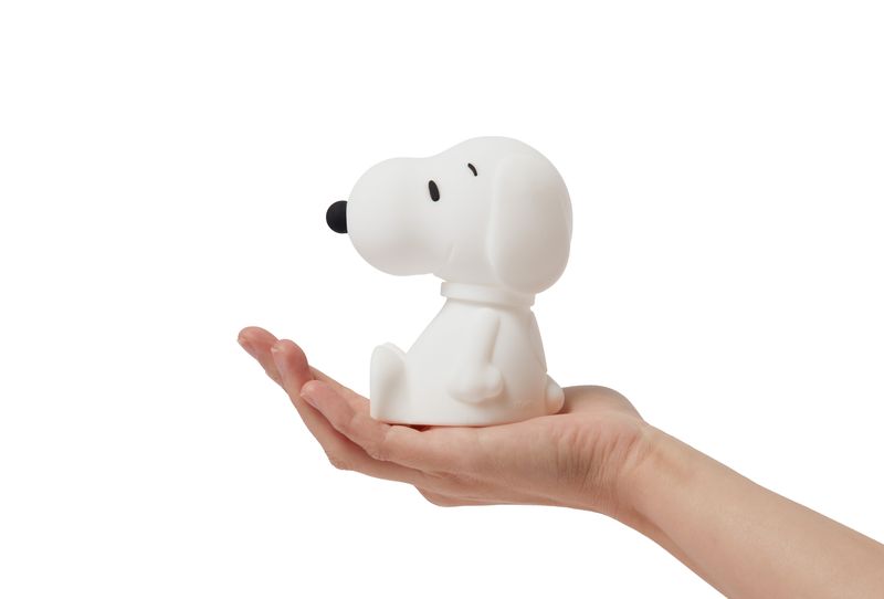 Mini Veilleuse Snoopy Bundle of Light Mr MARIA veilleuse éteinte sur main
