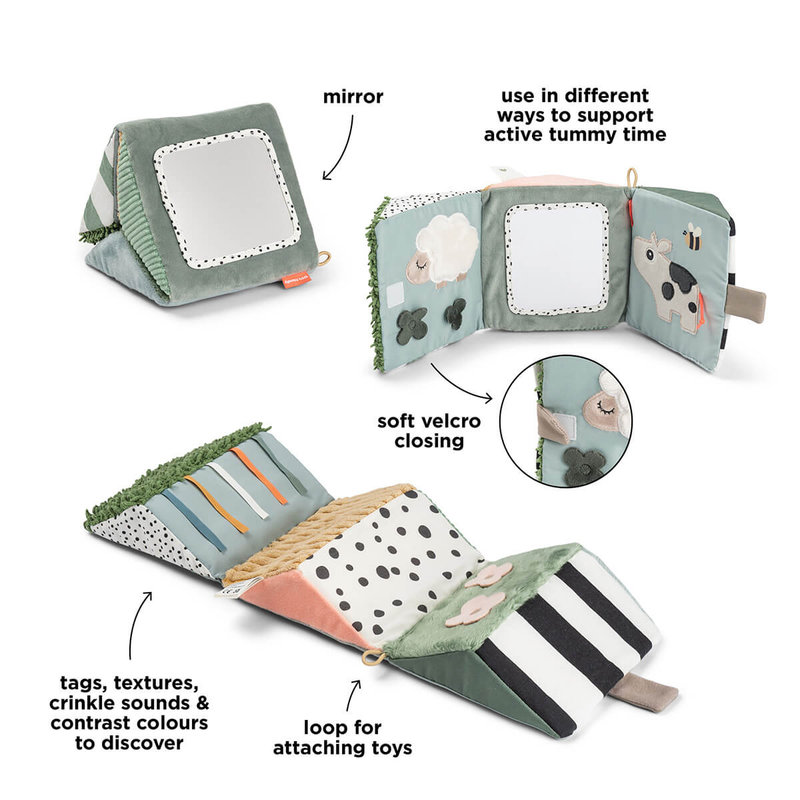 Miroir sensoriel pliable Tiny farm Multicolore Done By Deer information