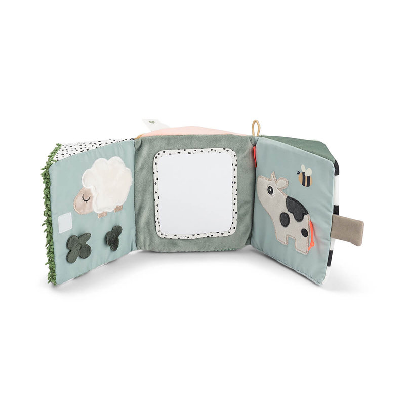 Miroir sensoriel pliable Tiny farm Multicolore Done By Deer ouvert