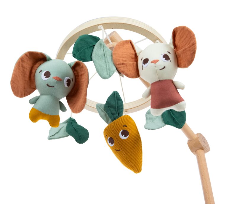 Mobile en bois naturel - Garden of Adventures Tiny Love mobile mobile accroche