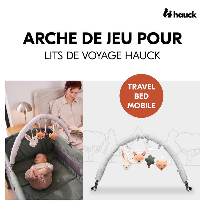 Mobiles pour lits de voyage Hauck Forest Hauck face