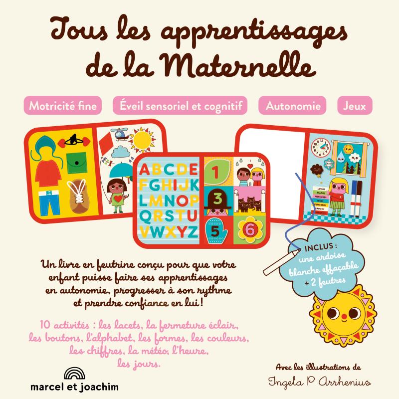 Mon livre d'apprentissages Montessori Marcel et Joachim schéma