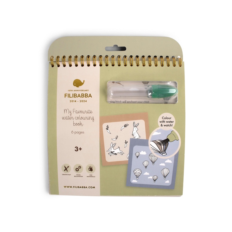 Mon Livre de coloriage à l'eau Filibabba boite