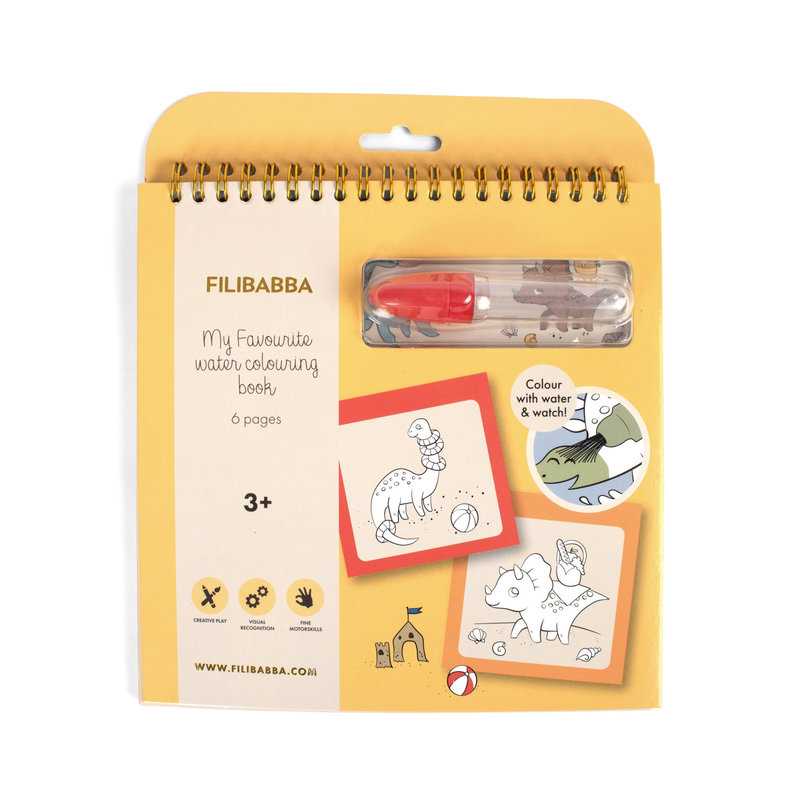 Mon livre de coloriage à l'eau préféré - Dinos Filibabba produit 