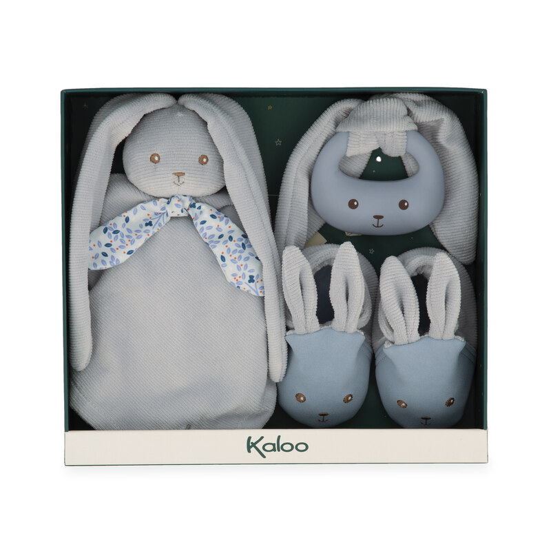 Mon Premier Coffret Naissance Bleu KALOO face