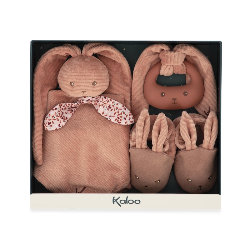 Mon premier coffret naissance Lapinoo terracotta Kaloo focus