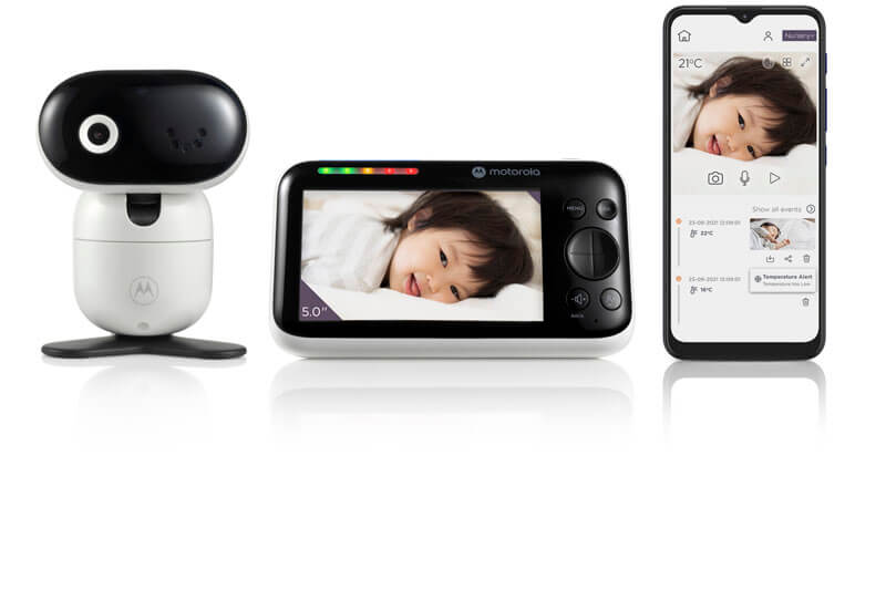 Moniteur vidéo Babyphone connecté 2en1 HD PIP1600 Motorola - Bambinou