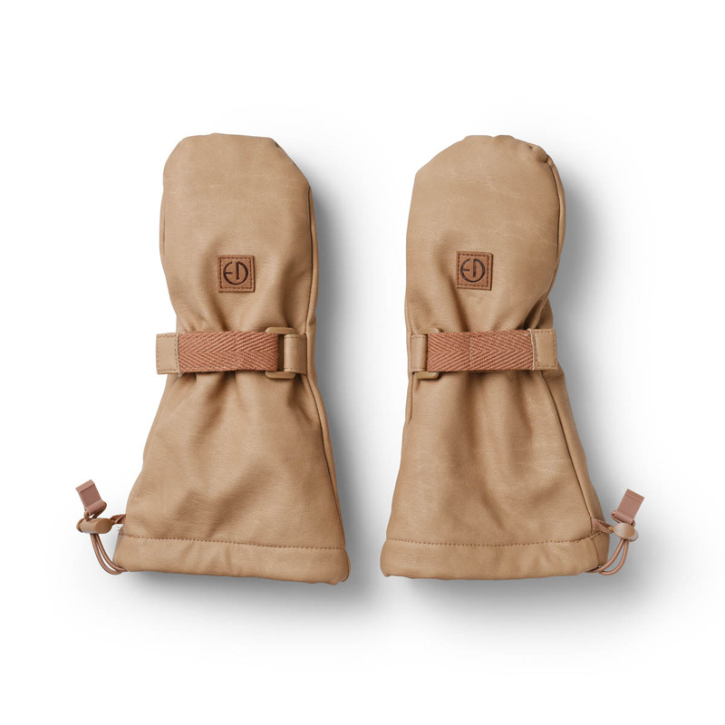 Moufles - Aviator Brown Elodie grande taille face